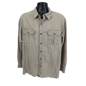 Redhead Bass Pro Shops Shirt Button Front Men's XL  Pocketed Light Weight